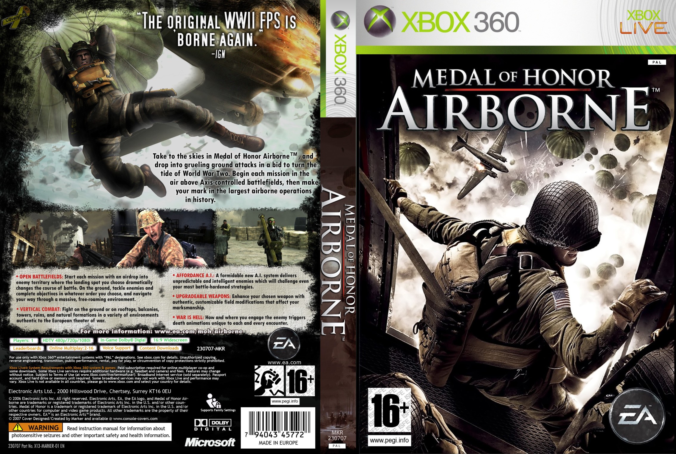 Medal of honor 360. Medal of Honor Airborne Xbox 360. Medal of Honor Airborne диск. Medal of Honor ps3 обложка. Medal of Honor Xbox 360 обложка.