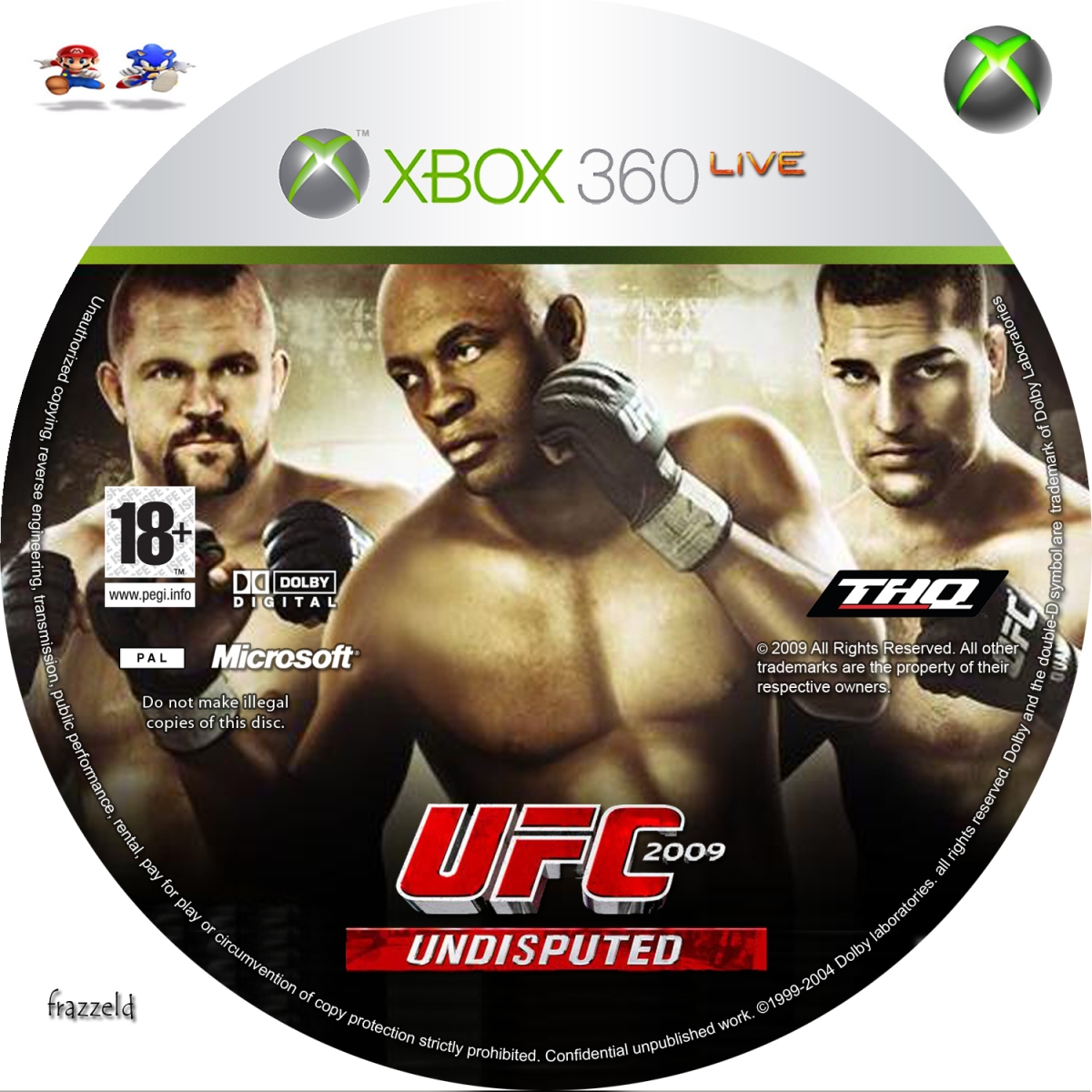 Игры xbox 360 москва. UFC 2009 Undisputed Xbox 360. UFC 3 Undisputed Xbox 360 диск. Обложка УФС 3 Xbox 360. Диск для Xbox 360 UFC 2.