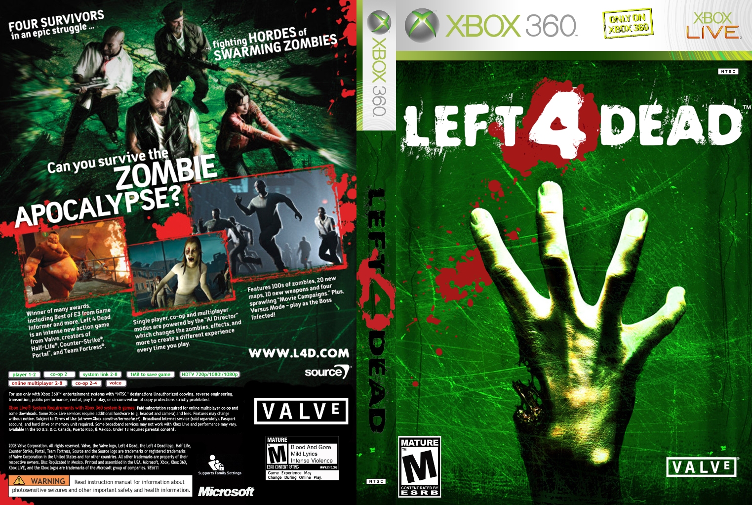 Игра 4 2. Left 4 Dead 2 Xbox 360. Хбокс 360 left 4 Dead 4. Left 4 Dead 2 Xbox 360 на 2.